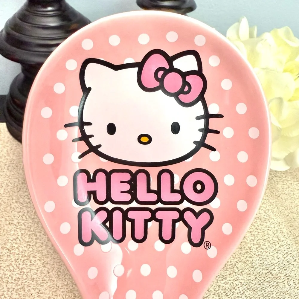 NWT Hello Kitty Ceramic Spoon Rest